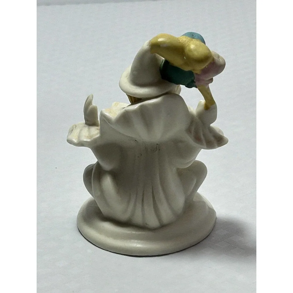 Vintage Ceramic‎ Hand Painted Clown with Balloons Figurine